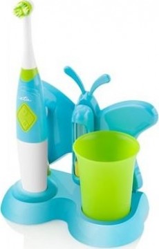 ETA Toothbrush with water cup and holder Sonetic  1294 90080 For kids  Blue| green  2  Number of brush heads included 2 8590393258840