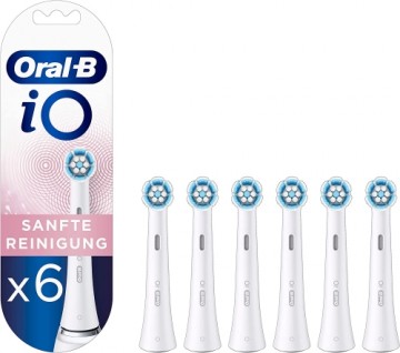 Oral-B iO Gentle Cleansing Set of 6  brush heads (white)