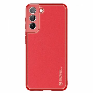 Dux Ducis Yolo elegant cover made of ecological leather for Samsung Galaxy S22 red