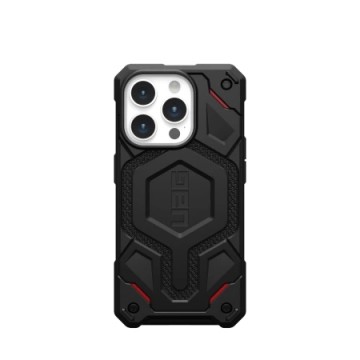 UAG Monarch Pro case with MagSafe for iPhone 15 Pro - black kevlar