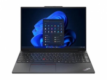 Lenovo   ThinkPad E16 | Black | 16 " | IPS | WUXGA | 1920 x 1200 pixels | Anti-glare | Intel Core Ultra 7 | 155H | 16 GB | SO-DIMM DDR5 | Solid-state drive capacity 512 GB | Intel Arc Graphics | Windows 11 Pro | 802.11ax | Bluetooth version 5.3 | Keyboard