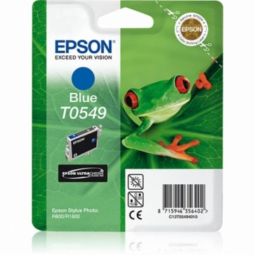 Картридж с оригинальными чернилами Epson Cartucho T0549 azul Синий