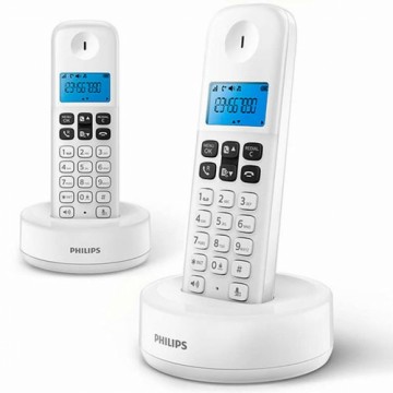 Беспроводный телефон Philips D1612W/34 Синий Белый Чёрный