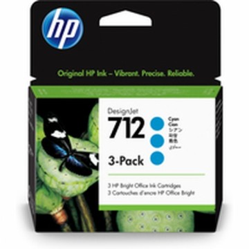 Original Ink Cartridge HP HP 712 Cyan