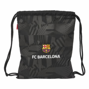 Сумка-рюкзак на веревках F.C. Barcelona Black Чёрный 35 x 40 x 1 cm