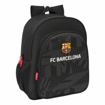 Школьный рюкзак F.C. Barcelona Black Чёрный 32 x 38 x 12 cm