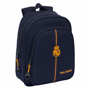 Школьный рюкзак Real Madrid C.F. 2nd Kit 24/25 Тёмно Синий 27 x 33 x 10 cm