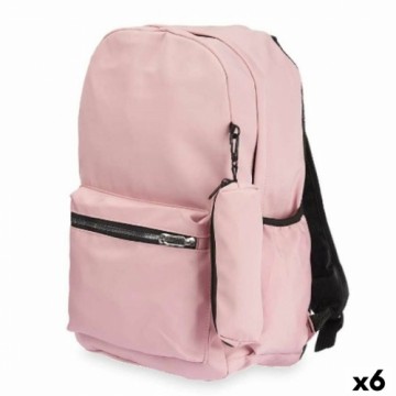 School Bag Pink 37 x 50 x 7 cm (6 Units)