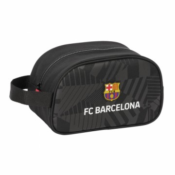 Ceļojumu Piederumu Somiņa F.C. Barcelona Black Melns Sportošana 26 x 15 x 12 cm