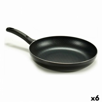 Pan Ø 28 cm Black Aluminium (6 Units)