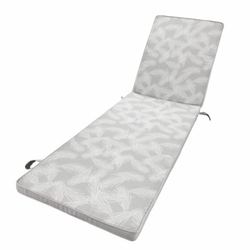 Cushion for lounger 190 x 55 x 4 cm Light grey