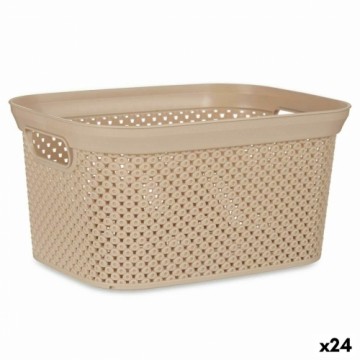 Kipit Veļas Grozs Bēšs Plastmasa 5 L 19,5 x 14 x 27,5 cm (24 gb.)