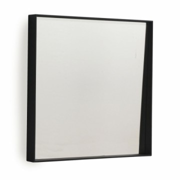 Hanging mirror Alexandra House Living Black 40 x 40 x 5 cm