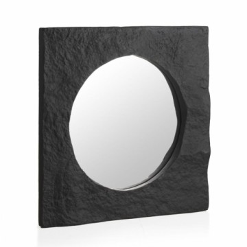 Hanging mirror Alexandra House Living Black 80 x 80 x 7 cm