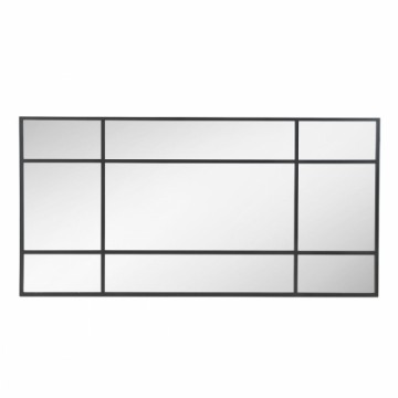 Hanging mirror Alexandra House Living Black 200 x 100 x 3 cm