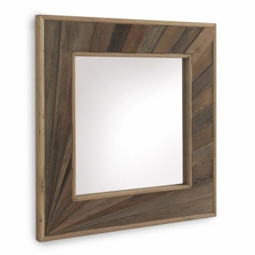 Hanging mirror Alexandra House Living Natural 89 x 89 x 4 cm