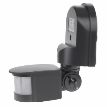 Maclean MCE25 GR Wall-Mounted 180° Motion & Dusk Sensor, 1200W Max, Grey