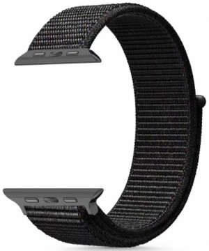 Tech-Protect watch strap Nylon Apple Watch 44/45/46/49mm, black