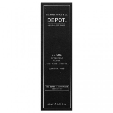 Depot Nr. 506 Invisible Color daļēji noturīga matu un bārdas krāsa Natural Steel 60 ml