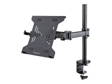 StarTech.com Laptop Desk Mount, Monitor and Laptop Mount for Desk, Displays 34in (8kg|17.6lb) & Laptops (4.5kg|9.9lbs), Adjustable & Articulating VESA Laptop Tray Arm - Desk Monitor Mount - Clamp | Grommet Mount (A-LAPTOP-DESK-MOUNT) mounting kit - for mo