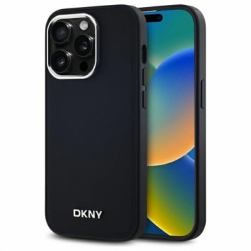 DKNY DKHMP14LPSCMCLK iPhone 14 Pro 6.1" czarny|black hardcase Plain Logo MagSafe