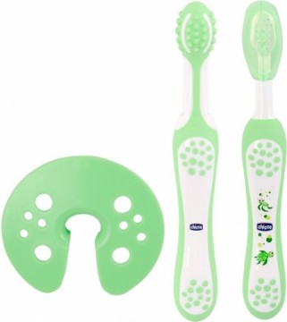 Chicco Set of toothbrushes for gums and teeth 1 pack.