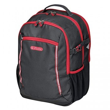 Herlitz Ulitmate School backpack Black  Red 4008110256962