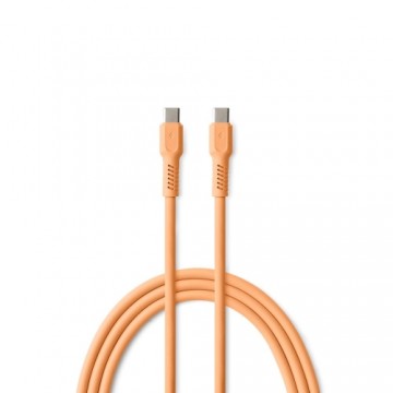 COLORUM cable USB-C - USB-C 1,8m 3A CK60-CC-14 x Peach Fuzz