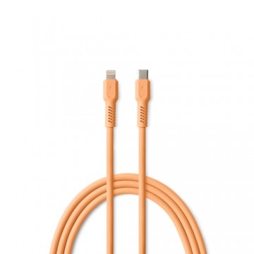 COLORUM cable USB-C - Lightning 1,8m 2,4A CK12-CL-14 x Peach Fuzz