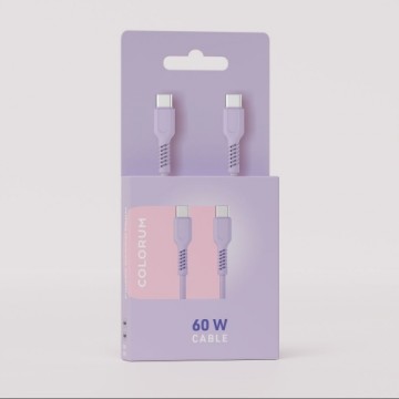 COLORUM cable USB-A - USB-C 1,8m 3A CK60-AC-14 x Peach Fuzz