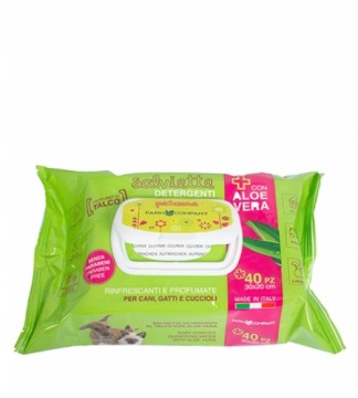 Farm Company Pet Wipes Aloe Vera & Talc wet wipes for cats and dogs 40 pcs