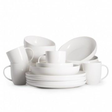 Set of dinnerware 16 items (4 persons), porcelain Horeca