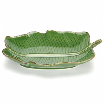 Plate GREEN 35x24x6 (ceramic)