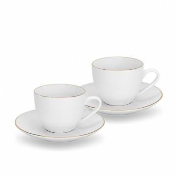 Cups with saucers 120 ml / 4 pr. Floree (porcelain)