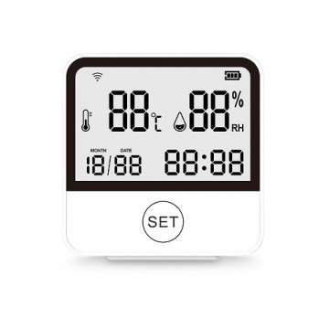 TUYA Smart Temperature and Humidity Sensor, Wi-Fi