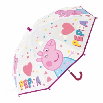 Lietussargs Peppa Pig Having Fun Gaiši Rozā 46 cm