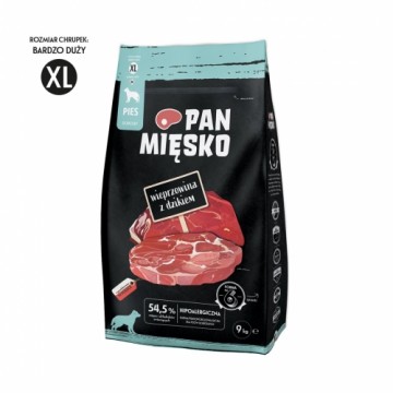 Pan MiĘsko Mr. Pork meat with a wild boar XL - Dry dog ​​food - 9kg