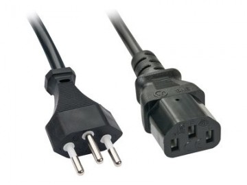 Lindy - power cable - Swiss 3 pin to power IEC 60320 C13 - 3 m