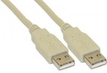 InLine USB 2.0 Kabel  A an A  beige - 0 5m