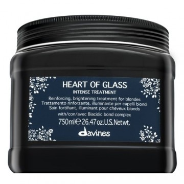 Davines Heart Of Glass Intense Treatment stiprinoša maska krāsotiem, ķīmiski apstrādātiem un balinātiem matiem 750 ml