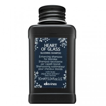 Davines Heart Of Glass Silkening Shampoo strengthening shampoo for colored, chemically treated and lightened hair 90 ml