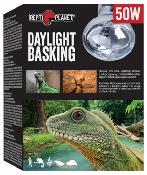 Apgaismojums terārijam : Repti Planet Bulb Daylight Basking Spot 50W