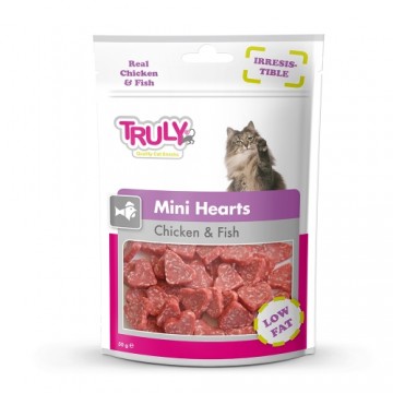 Truly Cats Mini Hearts Chicken + Fish 50 g