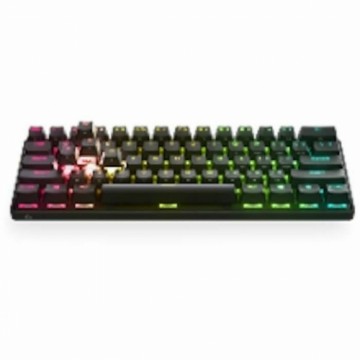 Клавиатура SteelSeries Apex Pro Mini Чёрный AZERTY Беспроводный C внутренней подсветкой LDC (Пересмотрено A)