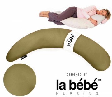 La Bebe™ Moon Maternity Pillow Cover Art.156259 Green Papildus PĀRVALKS pakaviņam 195 cm