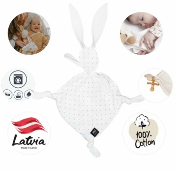 La Bebe™ NO Sleep Comforter Art.155464 Bunnies Mīksta miega lupatiņa