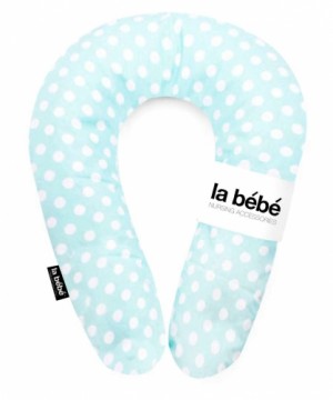 La Bebe™ Snug Cotton Mint Dots Art.80935 pakaviņš mazuļa barošanai / gulēšanai/pakaviņš grūtniecēm Mit.20x70см