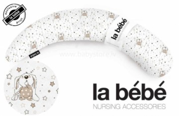 La Bebe™ Moon Maternity Pillow COVER Art.7789 Bunnies Papildus PĀRVALKS pakaviņam 195 cm