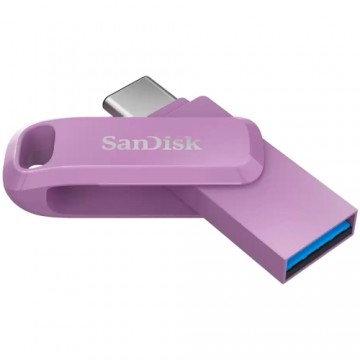 SanDisk Ultra Dual Drive Go USB Type- C, Lavender, Global, 400MB/s 256GB, EAN: 619659204228