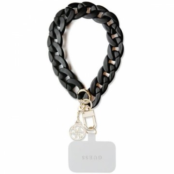 Guess GUOUCBMC4MK Universal Big Hand Strap czarny|black Acrylic 4G Charm